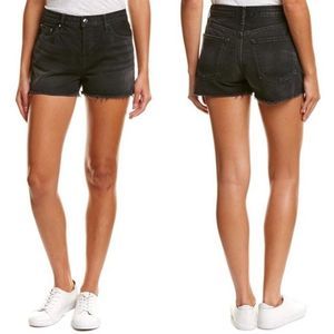 J Brand Gracie High-Rise Short with raw hem